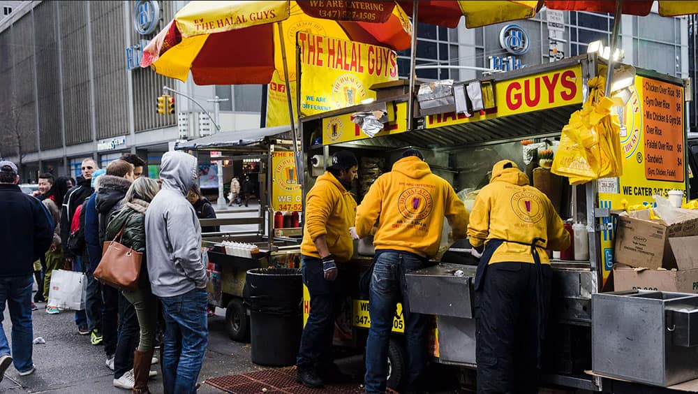 halal guys food cart