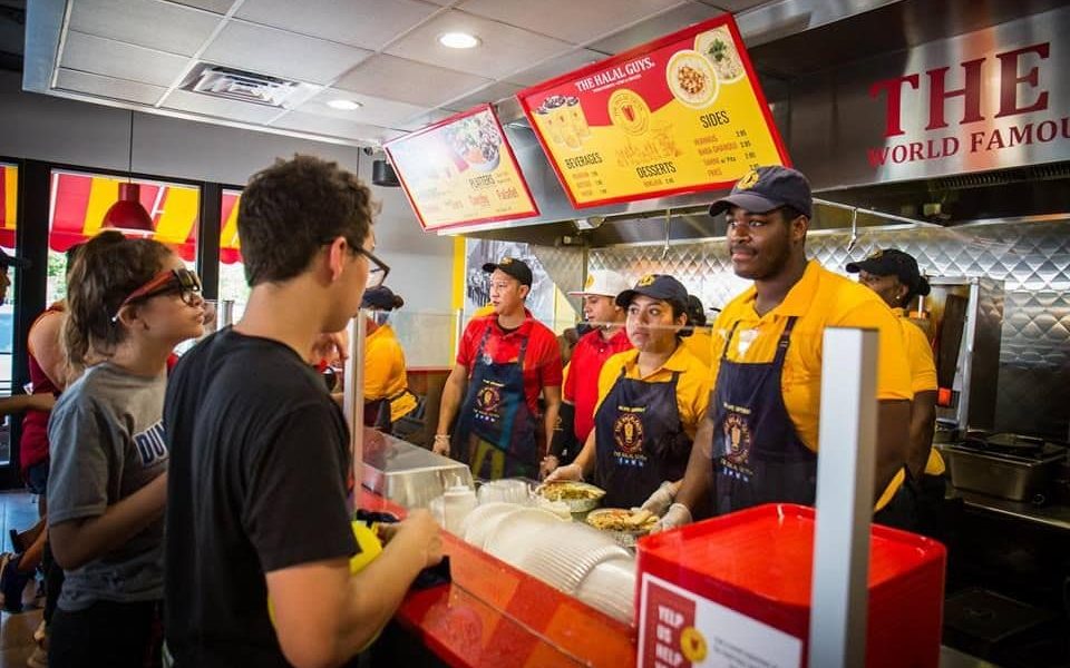 halal guys interior