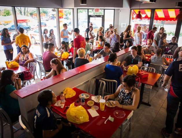 halal guys interior