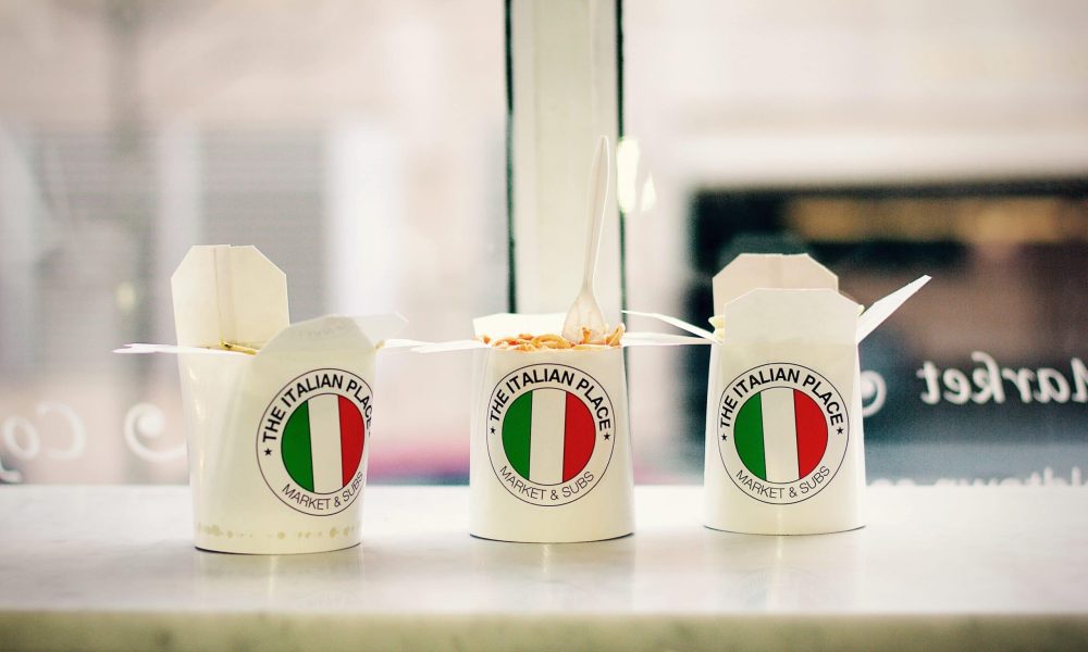 The italian place pasta containers