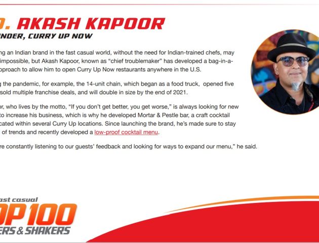 CEO Akash Kapoor named to Top Execs List